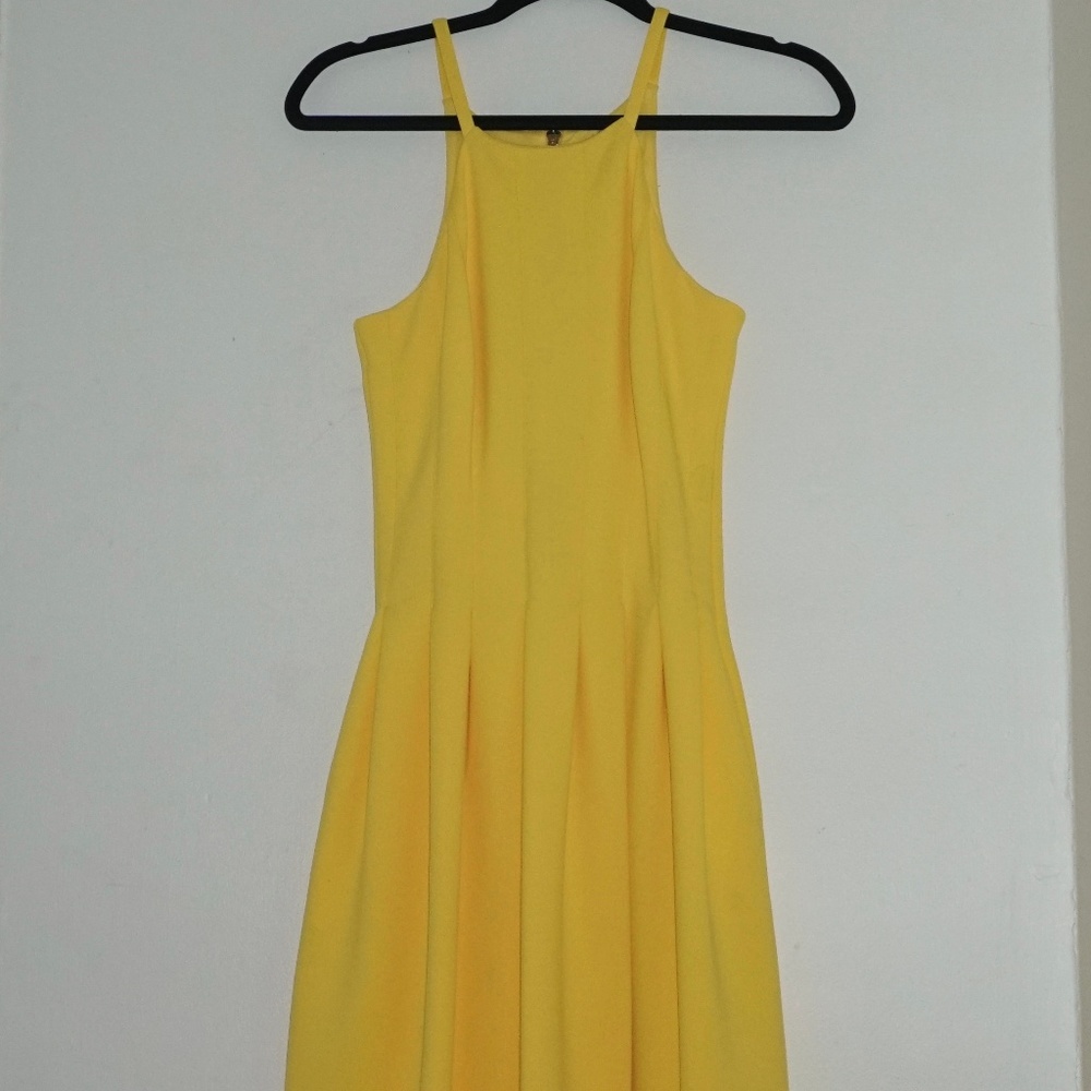 Yellow Calvin Klein Dress